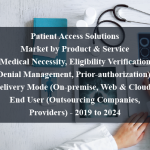 Patient Access Solutions Market by Product & Service (Medical Necessity, Eligibility Verification, Denial Management, Prior-authorization), Delivery Mode (On-premise, Web & Cloud), End User (Outsourcing Companies, Providers) - 2019 to 2024