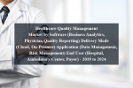 Healthcare quality management market by software (business analytics, physician quality reporting) delivery mode (cloud, on-premise) application (data management, risk management) end user (hospital, ambulatory center, payer) - 2019 to 2024