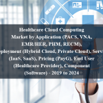 Healthcare Cloud Computing Market by Application (PACS, VNA, EMR/HER, PHM, RECM), Deployment (Hybrid Cloud, Private Cloud), Service (IaaS, SaaS), Pricing (PayG), End User (Healthcare Provider), Component (Software) - 2019 to 2024