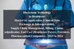Blockchain technology in healthcare market by application (clinical data exchange & interoperability, supply chain management, billing, claims adjudicatio), end user (healthcare payers, providers, pharmaceutical companies) - 2019 to 2024