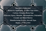 Aerospace composites market by application, by fiber type (glass, carbon, ceramic), resin type (polyester, epoxy, phenolic, thermoplastics, polyimides, ceramic and metal matrix), manufacturing process, aircraft type, region - 2019 to 2024