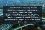 Automotive valves market by product (egr valve, solenoid, at control valve, brake combination valve, engine valve), vehicle (lcv, pc, ev, hcv), function (pneumatic, hydraulic, electric), application (brake, engine, hvac), and region - 2019 to 2024