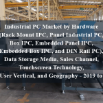 Industrial PC Market by Hardware (Rack Mount IPC, Panel Industrial PC, Box IPC, Embedded Panel IPC, Embedded Box IPC, and DIN Rail PC), Data Storage Media, Sales Channel, Touchscreen Technology, End-User Vertical, and Geography - 2019 to 2024
