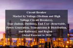 Circuit breaker market by voltage (medium and high voltage circuit breakers), type (indoor, outdoor), end-user (renewable, power generation, transmission & distribution, and railways), and region - global forecast to 2024