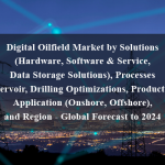 Digital Oilfield Market by Solutions (Hardware, Software & Service, Data Storage Solutions), Processes (Reservoir, Drilling Optimizations, Production), Application (Onshore, Offshore), and Region - Global Forecast to 2024