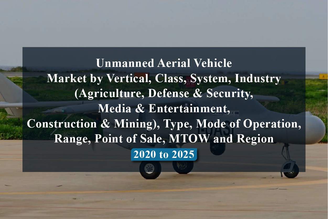 Unmanned Aerial Vehicle Market By Vertical, Class, System, Industry ...