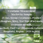 Creatinine Measurement Market by Sample (Urine, Serum Creatinine), Product (Reagents, Kits), Test Type (Enzymatic creatinine method, Jaffe method), End User (Diagnostic Laboratories, Hospitals), Region - 2020 to 2025